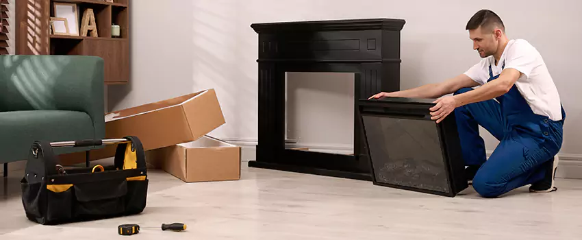 Old Rusted Metal Fireplace Repair And Replacement in Shawnee, OK
