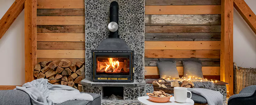 Thelin Hearth Products Direct Vent Gas Stove Fireplace Inspection in Shawnee, Oklahoma